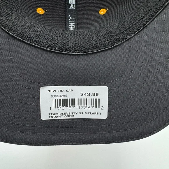 NWT Arrow McLaren New Era Black and Orange cap - Picture 7 of 7